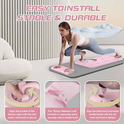 Aurise Beauty™ 4-in-1 Pilates Reformer Board