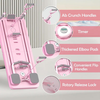 Aurise Beauty™ 4-in-1 Pilates Reformer Board