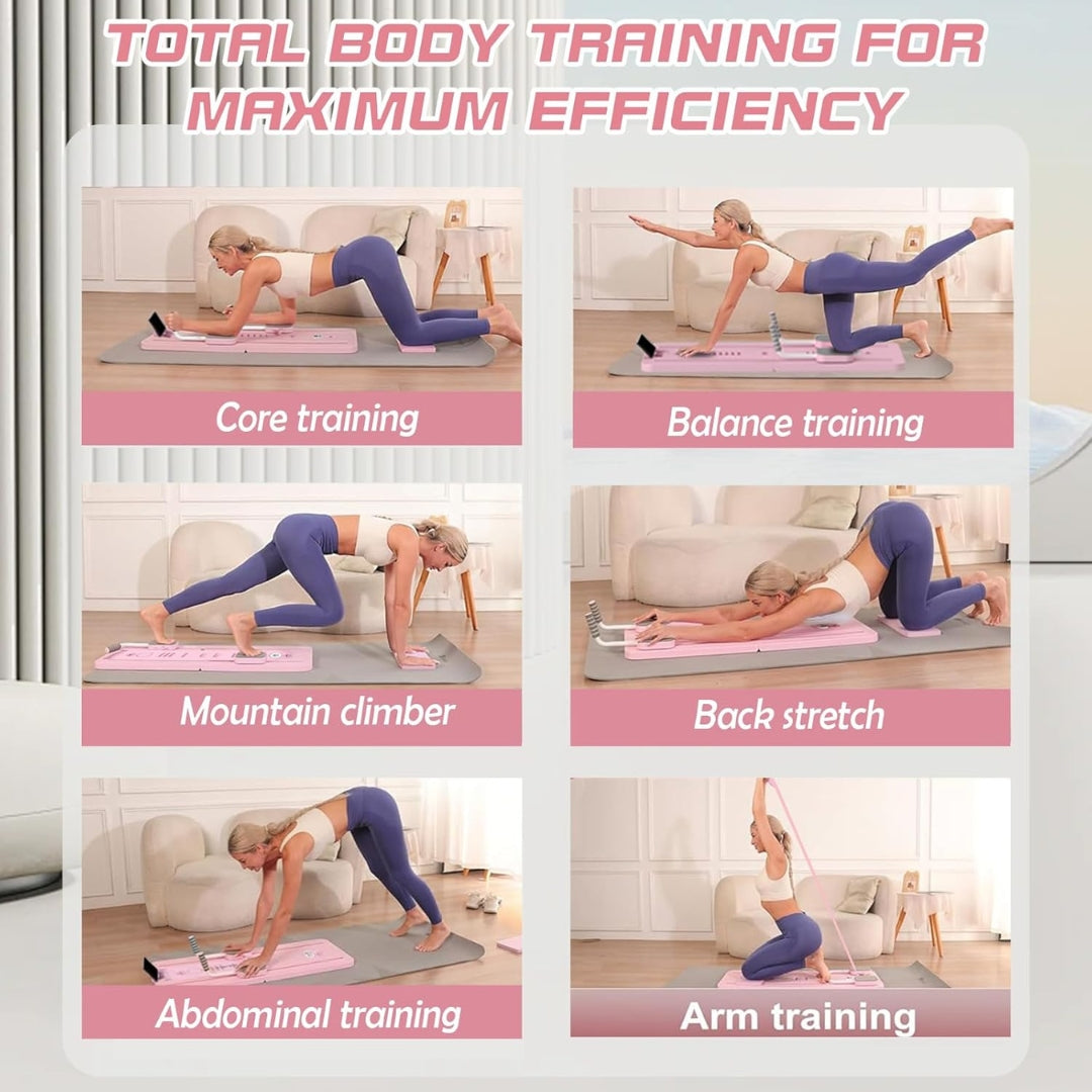 Aurise Beauty™ 4-in-1 Pilates Reformer Board